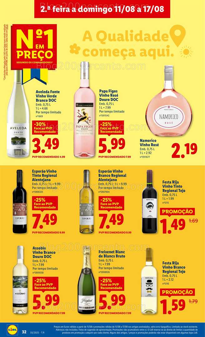 Antevisão Folheto LIDL Promoções de 11 a 17 agosto - Edição Digital all