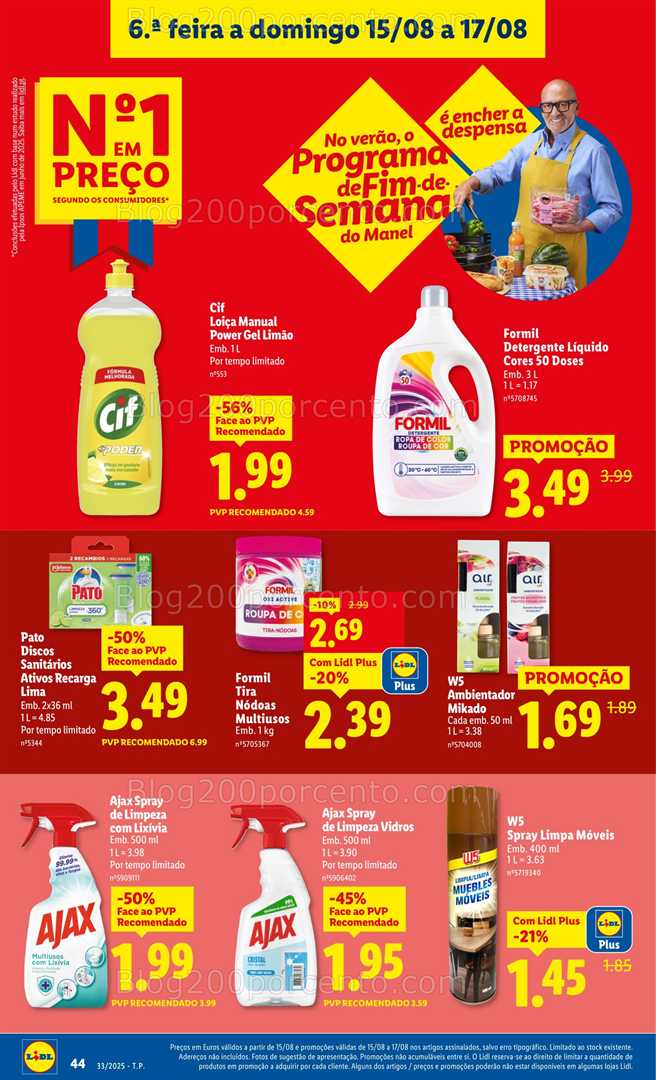 Antevisão Folheto LIDL Promoções de 11 a 17 agosto - Edição Digital all