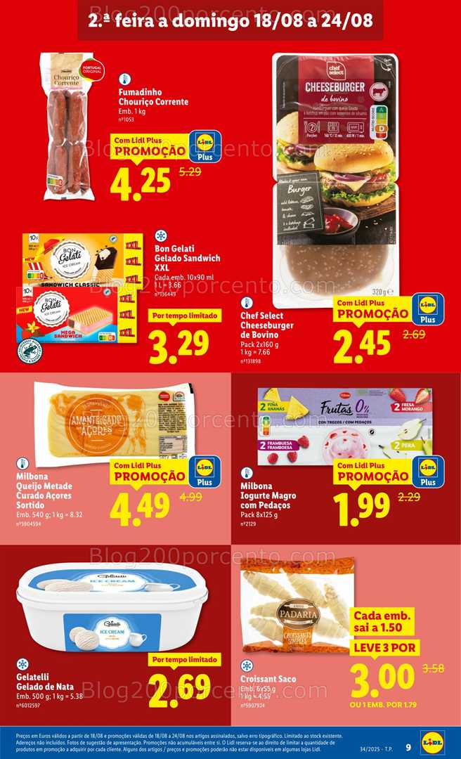 Antevisão Folheto LIDL Promoções de 18 a 24 agosto - Edição Digital