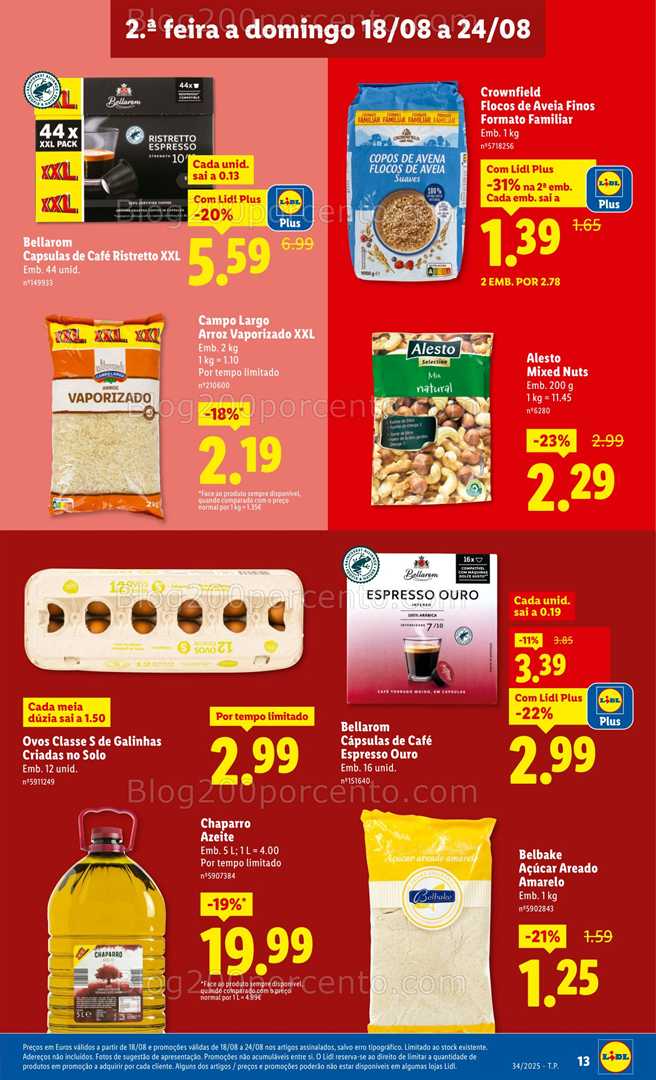 Antevisão Folheto LIDL Promoções de 18 a 24 agosto - Edição Digital