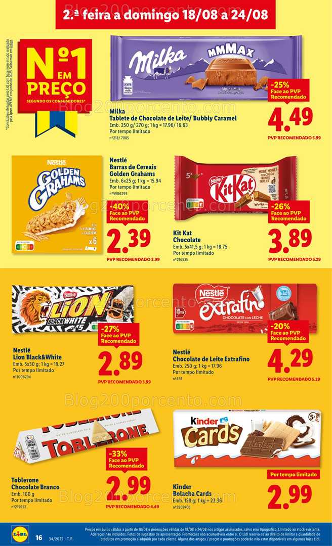 Antevisão Folheto LIDL Promoções de 18 a 24 agosto - Edição Digital