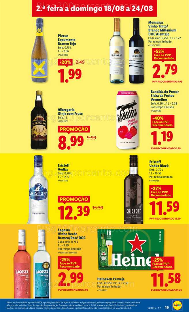 Antevisão Folheto LIDL Promoções de 18 a 24 agosto - Edição Digital