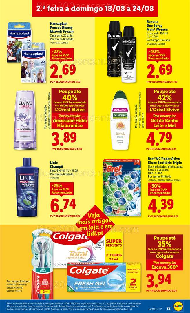 Antevisão Folheto LIDL Promoções de 18 a 24 agosto - Edição Digital