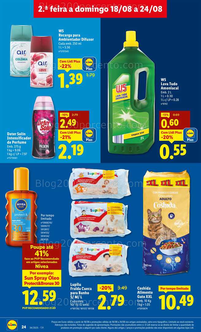 Antevisão Folheto LIDL Promoções de 18 a 24 agosto - Edição Digital