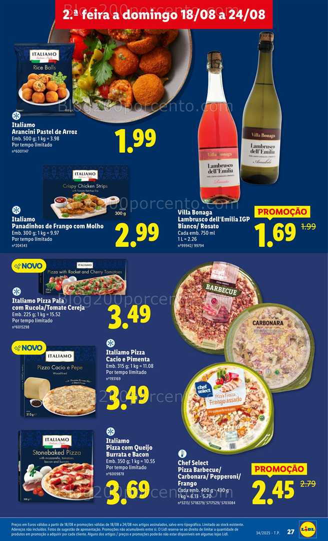 Antevisão Folheto LIDL Promoções de 18 a 24 agosto - Edição Digital