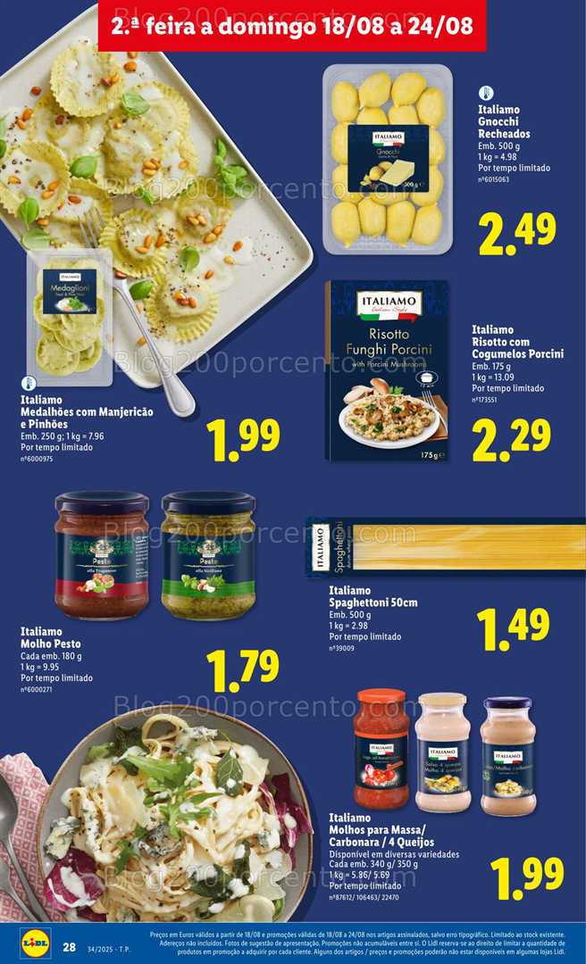 Antevisão Folheto LIDL Promoções de 18 a 24 agosto - Edição Digital