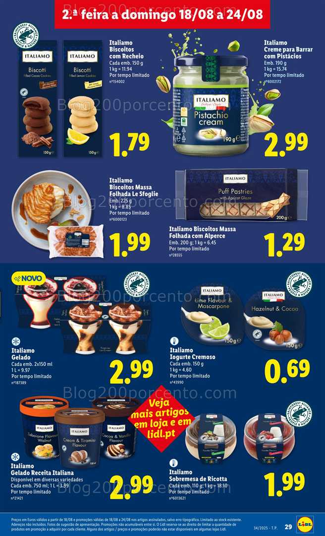 Antevisão Folheto LIDL Promoções de 18 a 24 agosto - Edição Digital