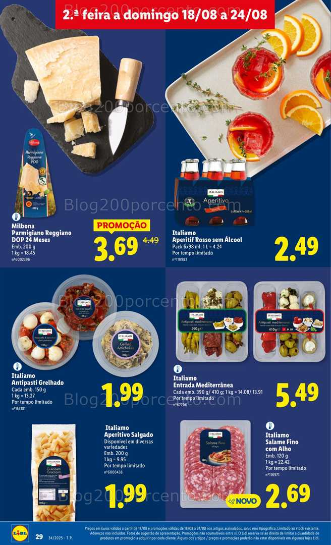 Antevisão Folheto LIDL Promoções de 18 a 24 agosto - Edição Digital