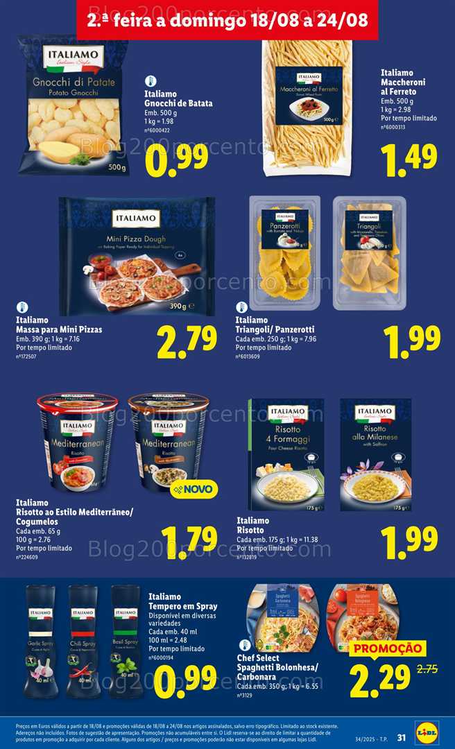 Antevisão Folheto LIDL Promoções de 18 a 24 agosto - Edição Digital