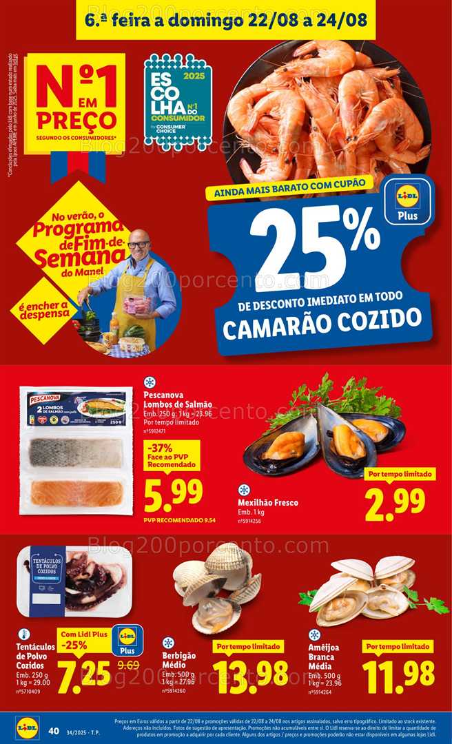Antevisão Folheto LIDL Promoções de 18 a 24 agosto - Edição Digital