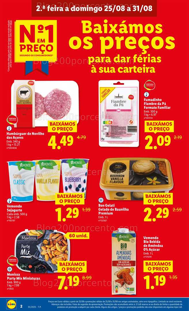 Antevisão Folheto LIDL Promoções de 25 a 31 agosto - Edição Digital