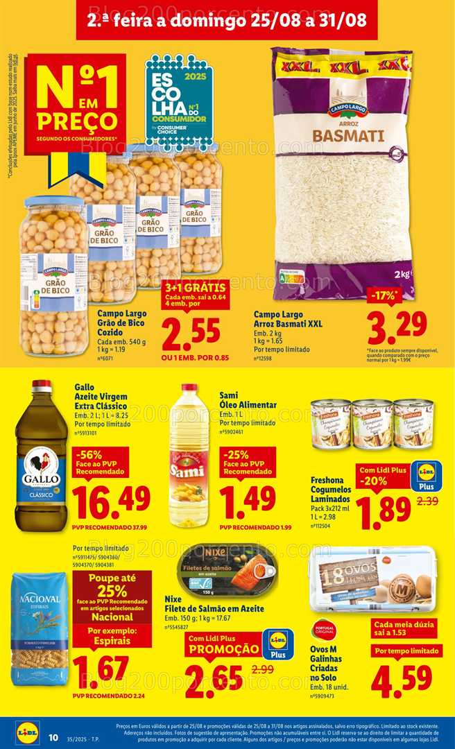 Antevisão Folheto LIDL Promoções de 25 a 31 agosto - Edição Digital