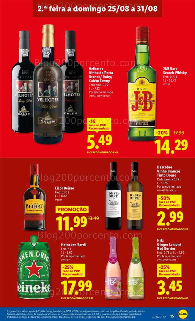 Antevisão Folheto LIDL Promoções de 25 a 31 agosto - Edição Digital