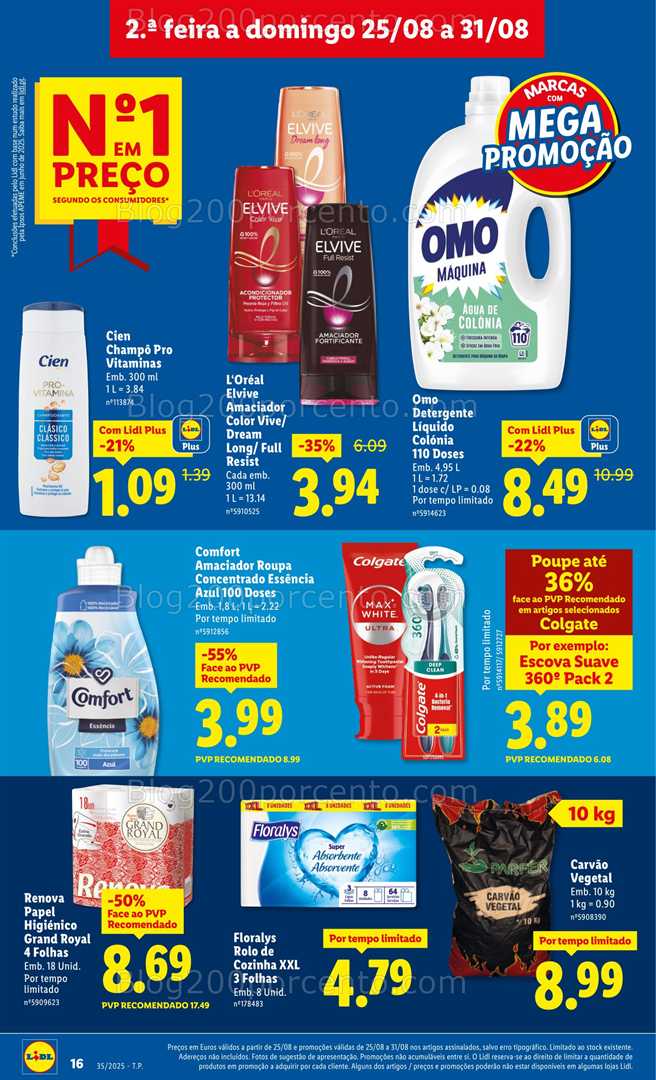 Antevisão Folheto LIDL Promoções de 25 a 31 agosto - Edição Digital