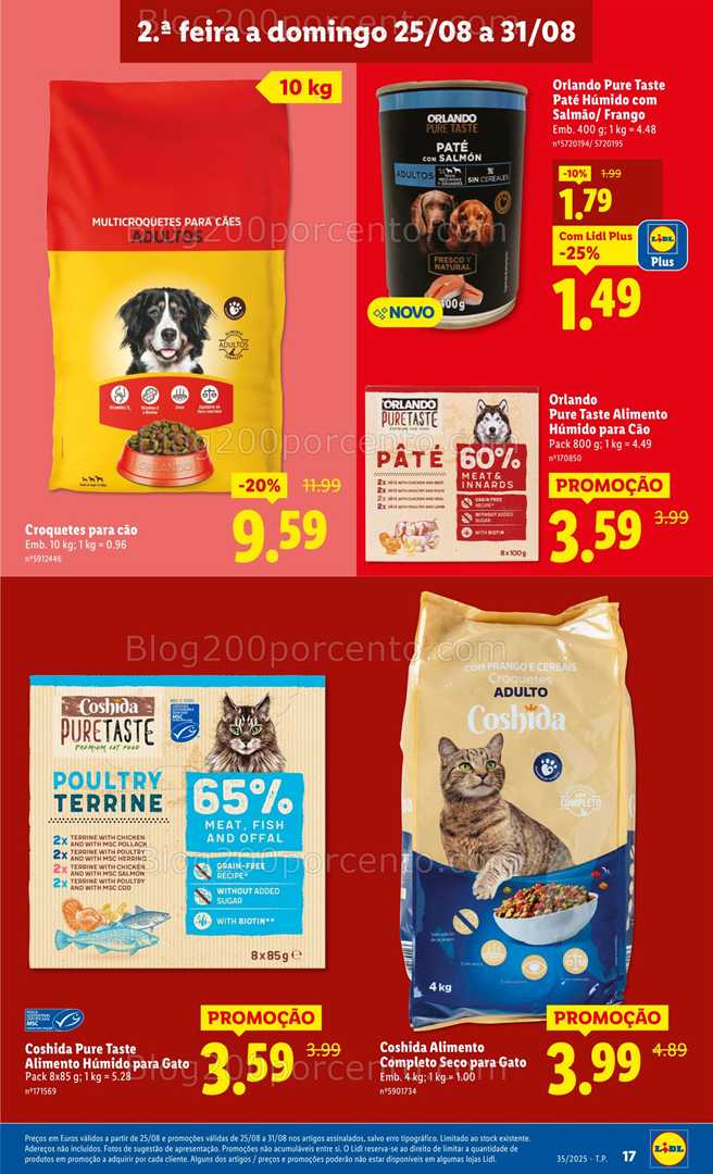 Antevisão Folheto LIDL Promoções de 25 a 31 agosto - Edição Digital