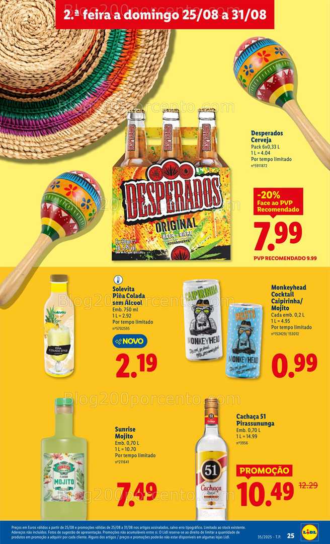 Antevisão Folheto LIDL Sabores do Mundo Promoções de 25 a 31 agosto