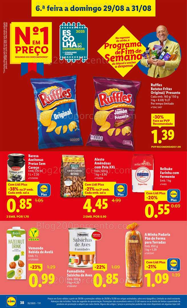 Antevisão Folheto LIDL Promoções de 25 a 31 agosto - Edição Digital