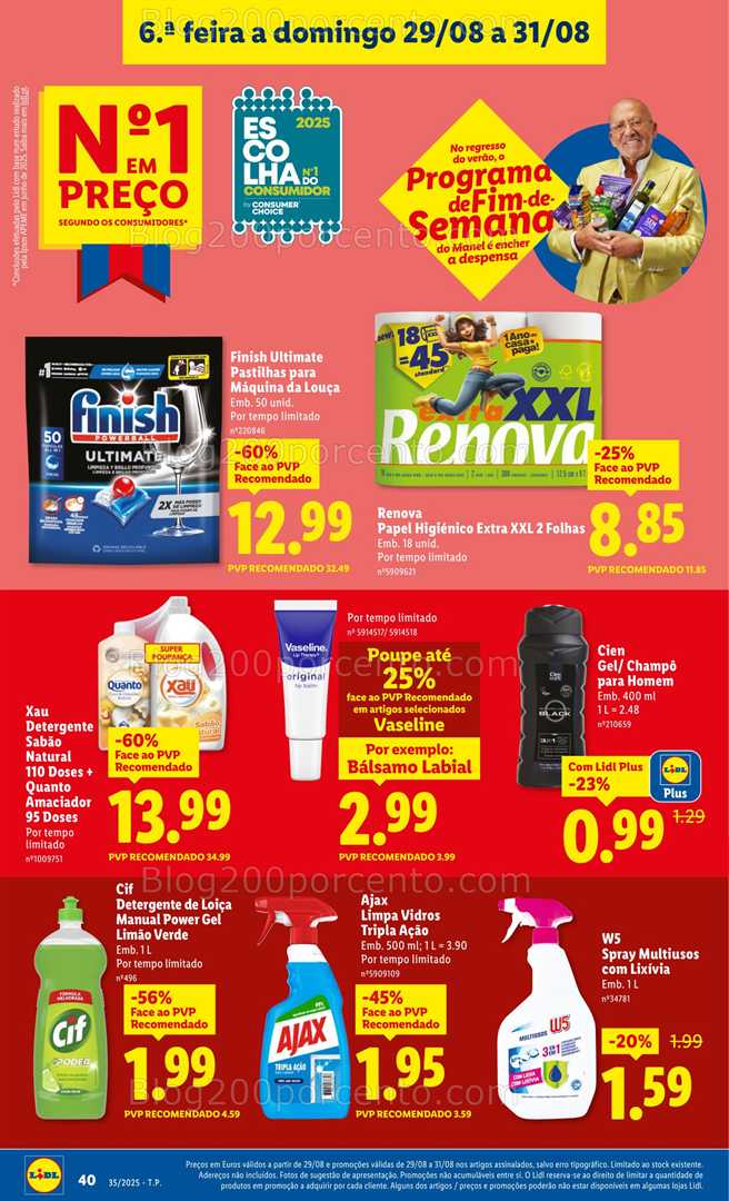 Antevisão Folheto LIDL Promoções de 25 a 31 agosto - Edição Digital