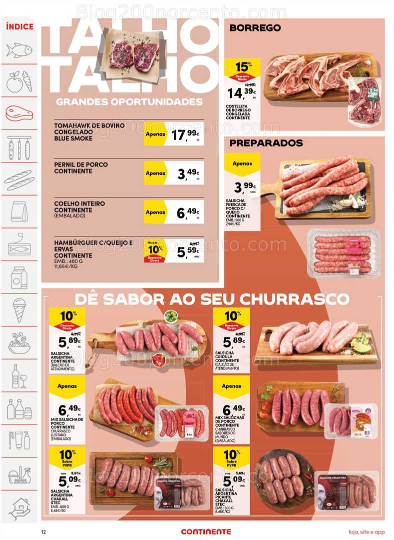Antevisão Folheto CONTINENTE Promoções de 12 a 18 agosto - Edição Digital
