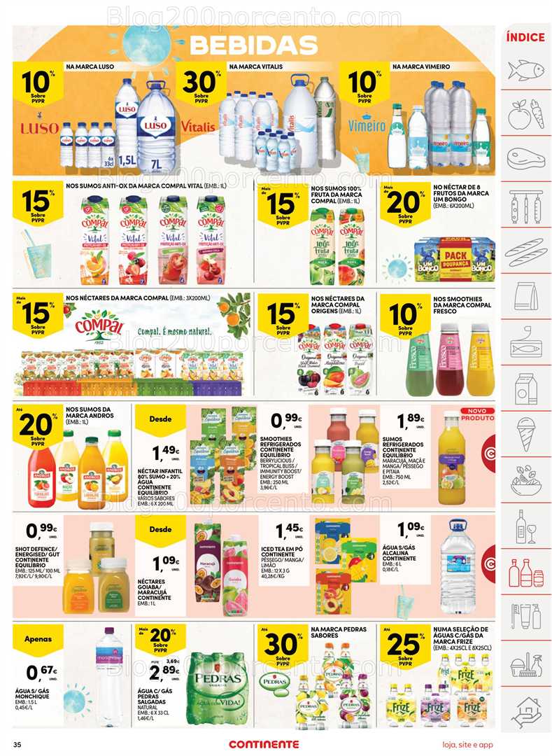 Antevisão Folheto CONTINENTE Promoções de 12 a 18 agosto - Edição Digital
