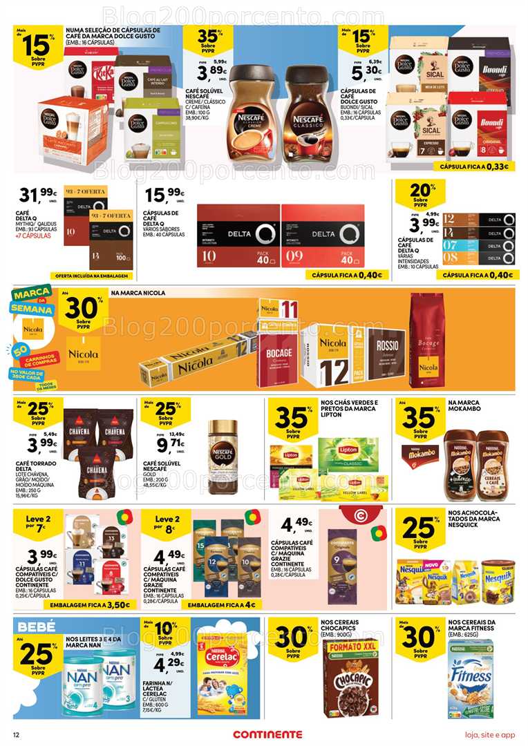 Antevisão Folheto CONTINENTE Bom Dia Promoções de 12 a 18 agosto