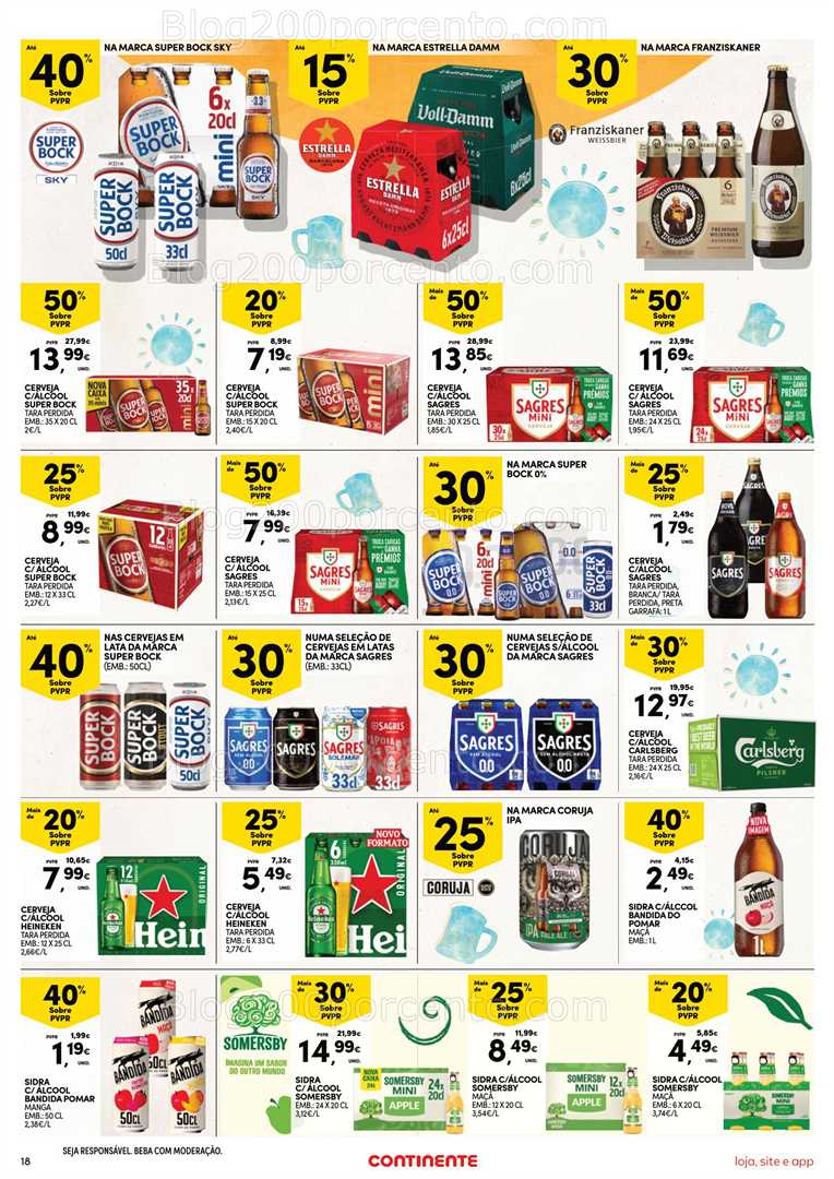 Antevisão Folheto CONTINENTE Bom Dia Promoções de 12 a 18 agosto