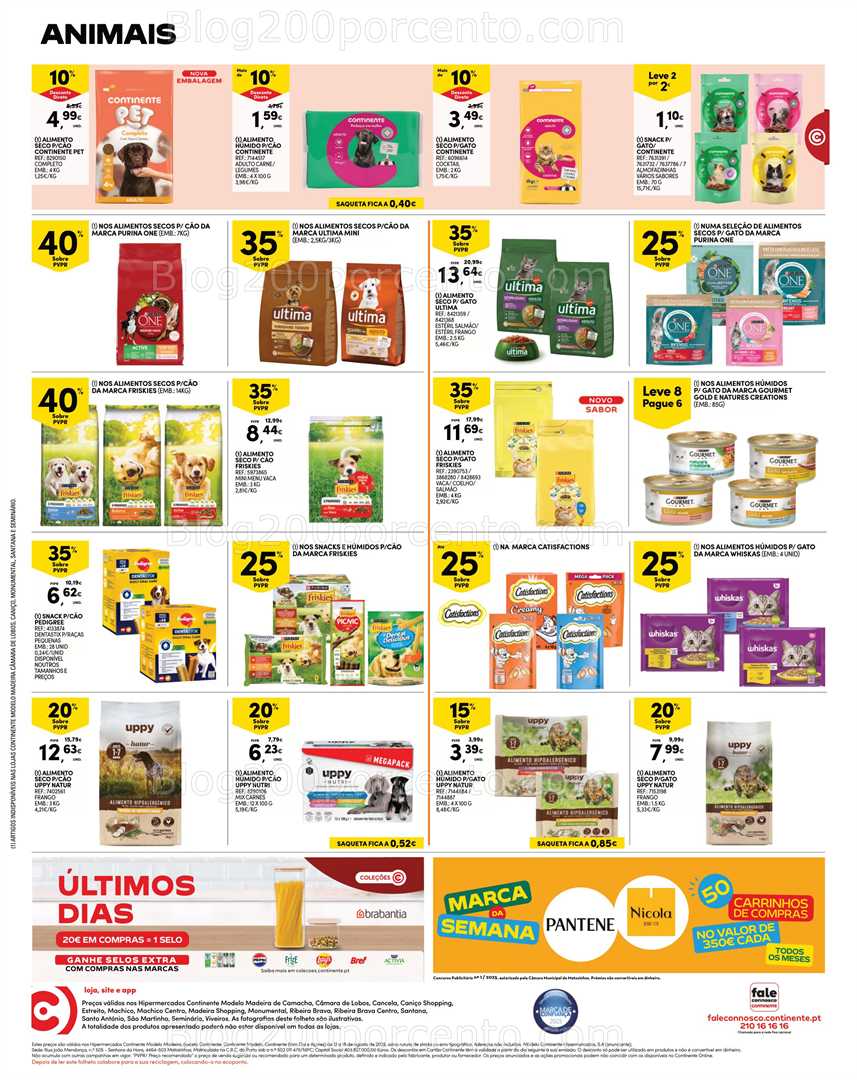 Antevisão Folheto CONTINENTE Madeira Promoções de 12 a 18 agosto