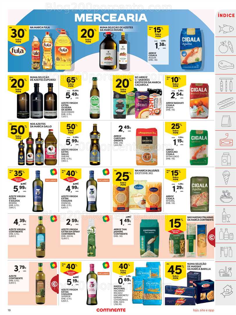 Antevisão Folheto CONTINENTE Promoções de 19 a 25 agosto - Edição Digital