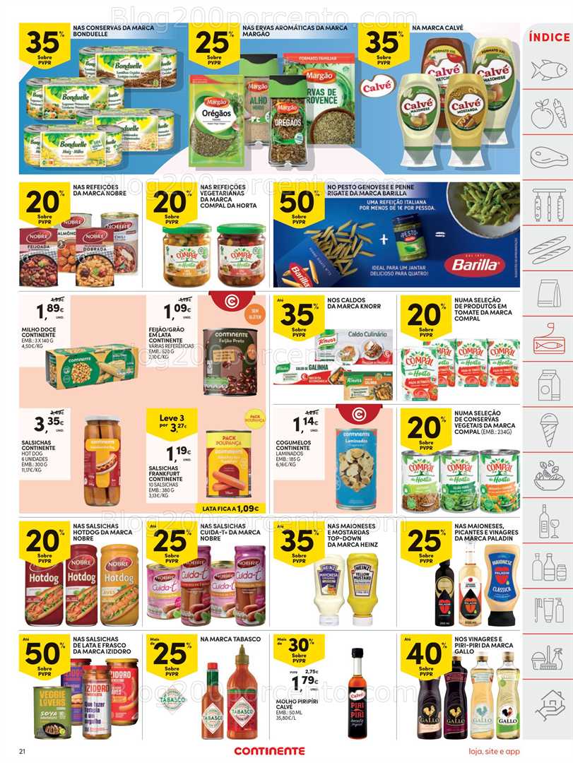 Antevisão Folheto CONTINENTE Promoções de 19 a 25 agosto - Edição Digital