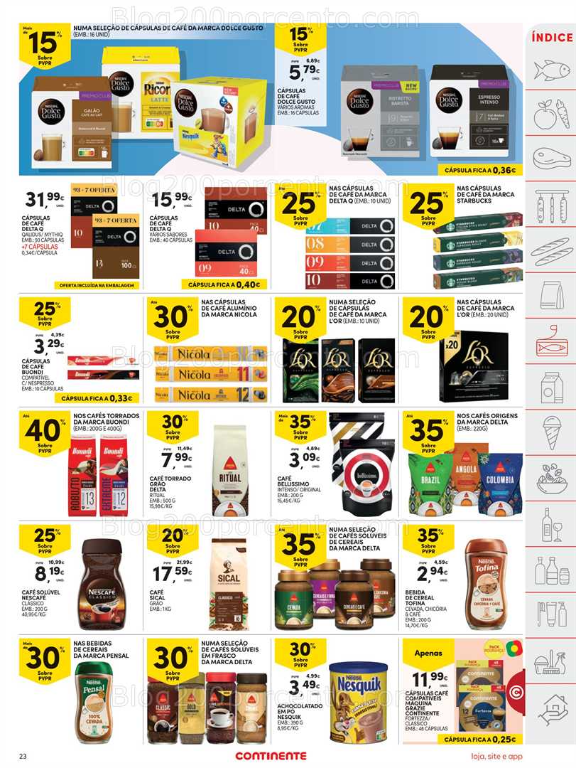 Antevisão Folheto CONTINENTE Promoções de 19 a 25 agosto - Edição Digital