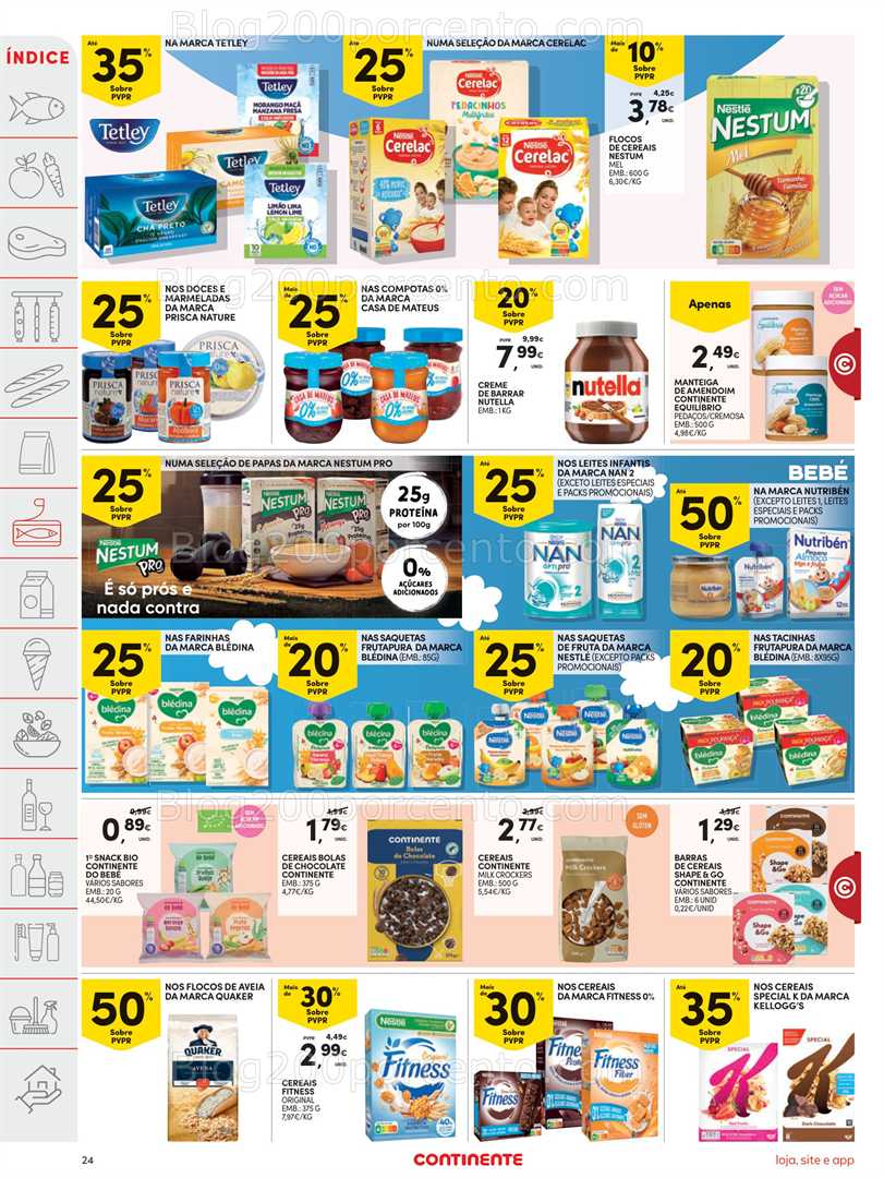 Antevisão Folheto CONTINENTE Promoções de 19 a 25 agosto - Edição Digital