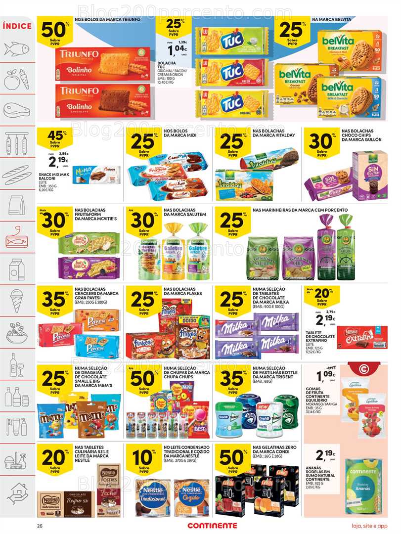 Antevisão Folheto CONTINENTE Promoções de 19 a 25 agosto - Edição Digital