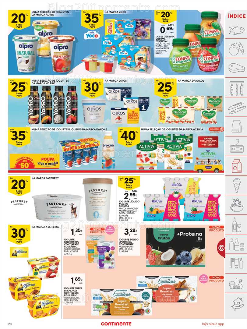 Antevisão Folheto CONTINENTE Promoções de 19 a 25 agosto - Edição Digital