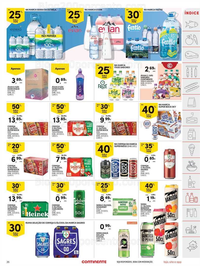 Antevisão Folheto CONTINENTE Promoções de 19 a 25 agosto - Edição Digital