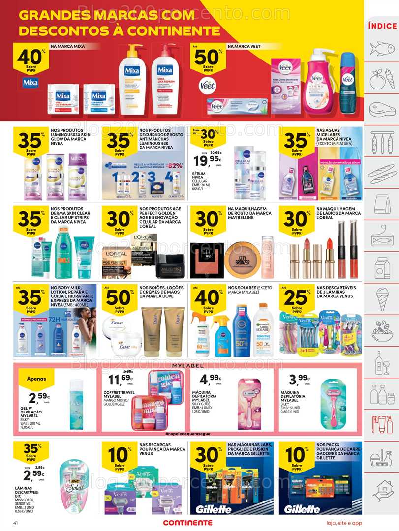Antevisão Folheto CONTINENTE Promoções de 19 a 25 agosto - Edição Digital