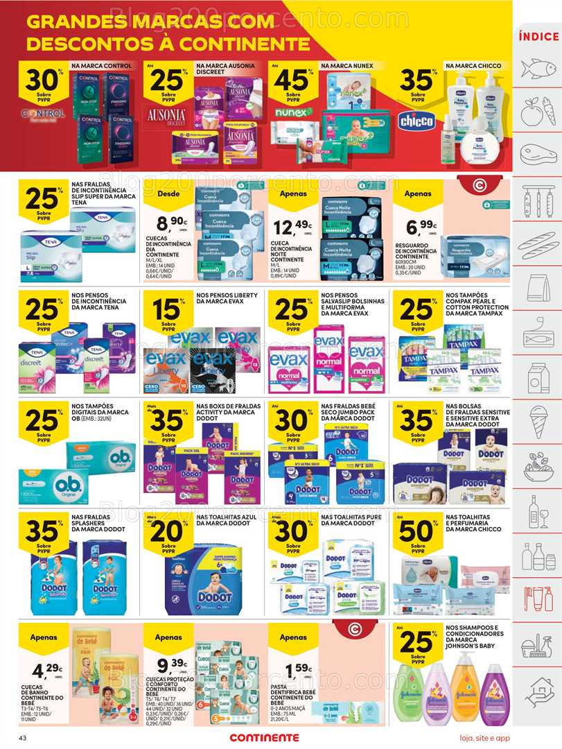 Antevisão Folheto CONTINENTE Promoções de 19 a 25 agosto - Edição Digital
