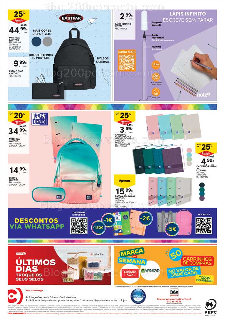 Antevisão Folheto CONTINENTE Promoções de 19 a 25 agosto - Edição Digital