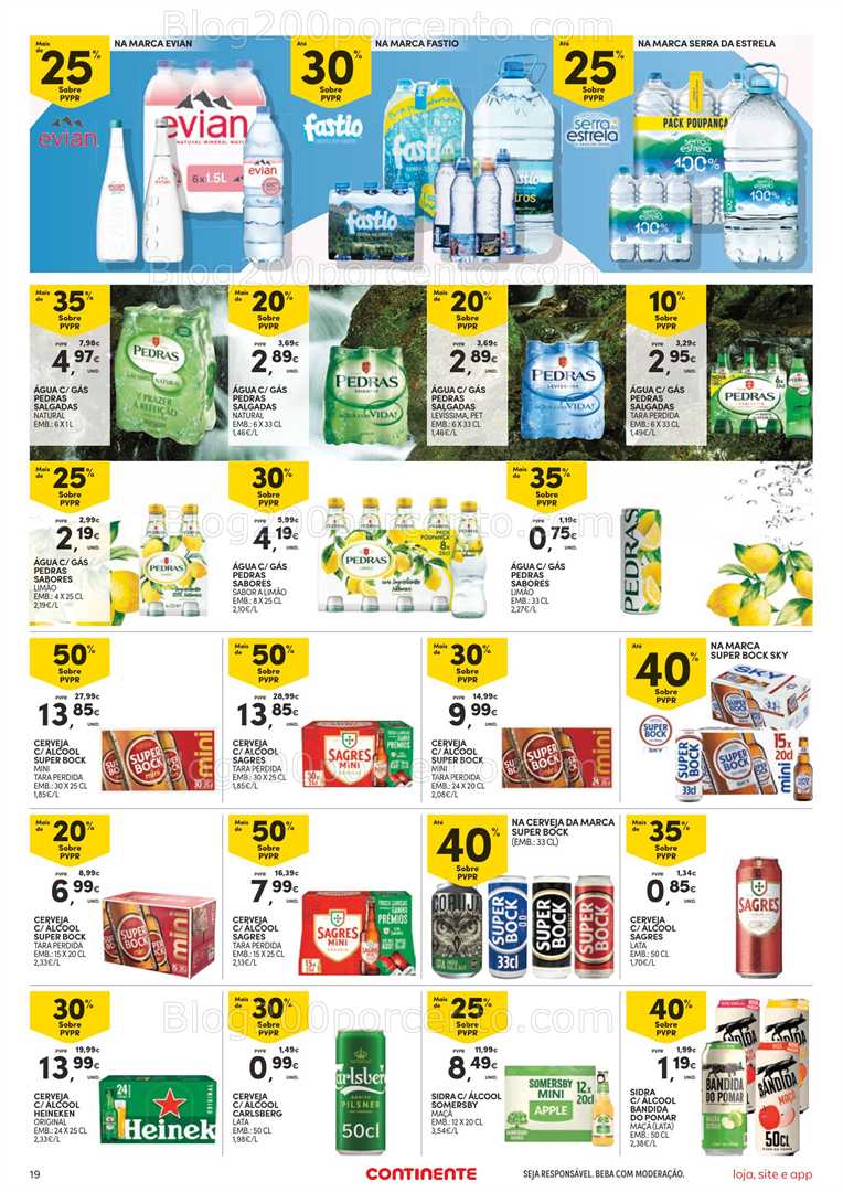 Antevisão Folheto CONTINENTE Bom Dia Promoções de 19 a 25 agosto