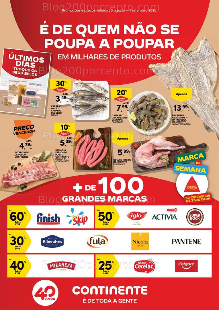 Antevisão Folheto CONTINENTE Promoções de 26 agosto a 1 setembro - Edição Digital