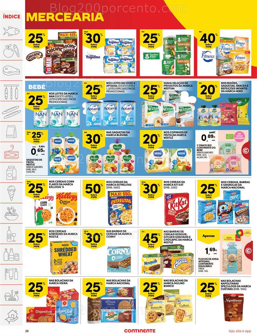 Antevisão Folheto CONTINENTE Promoções de 26 agosto a 1 setembro - Edição Digital