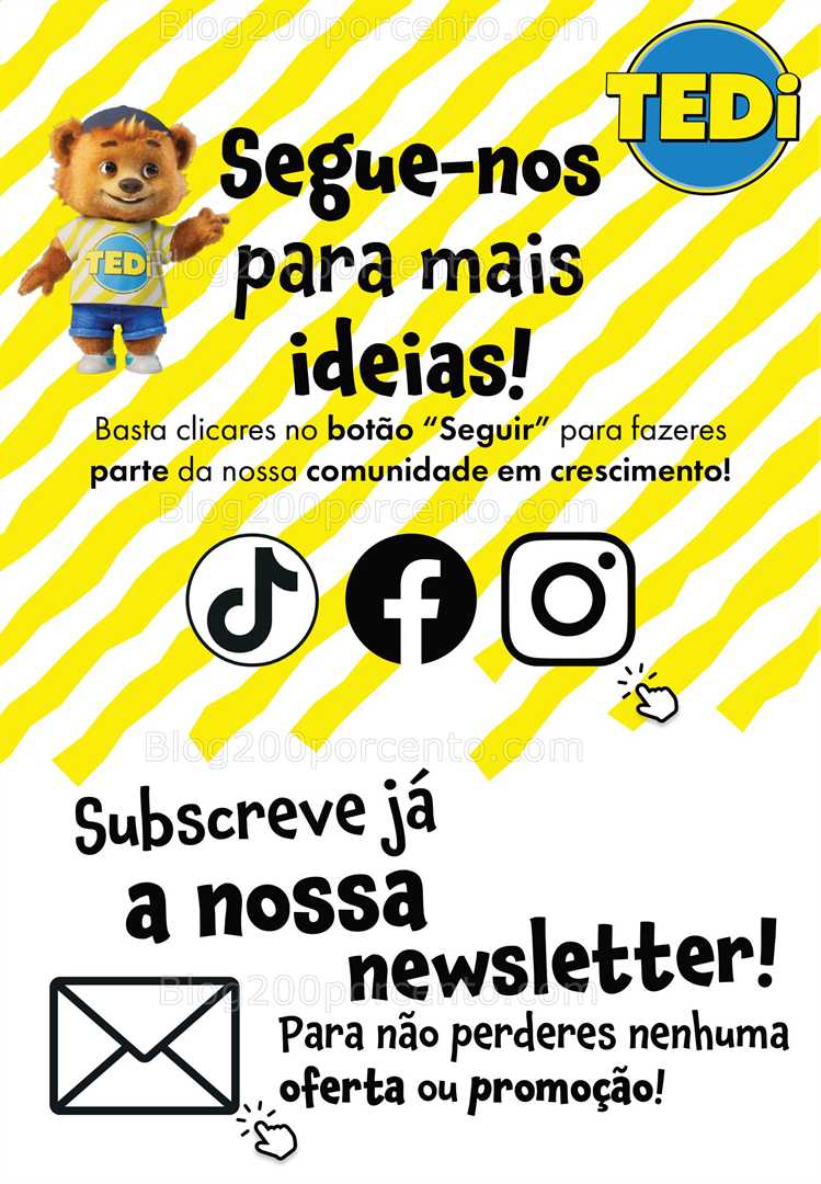 Antevisão Folheto TEDI Regresso às Aulas Promoções de 8 a 16 agosto all