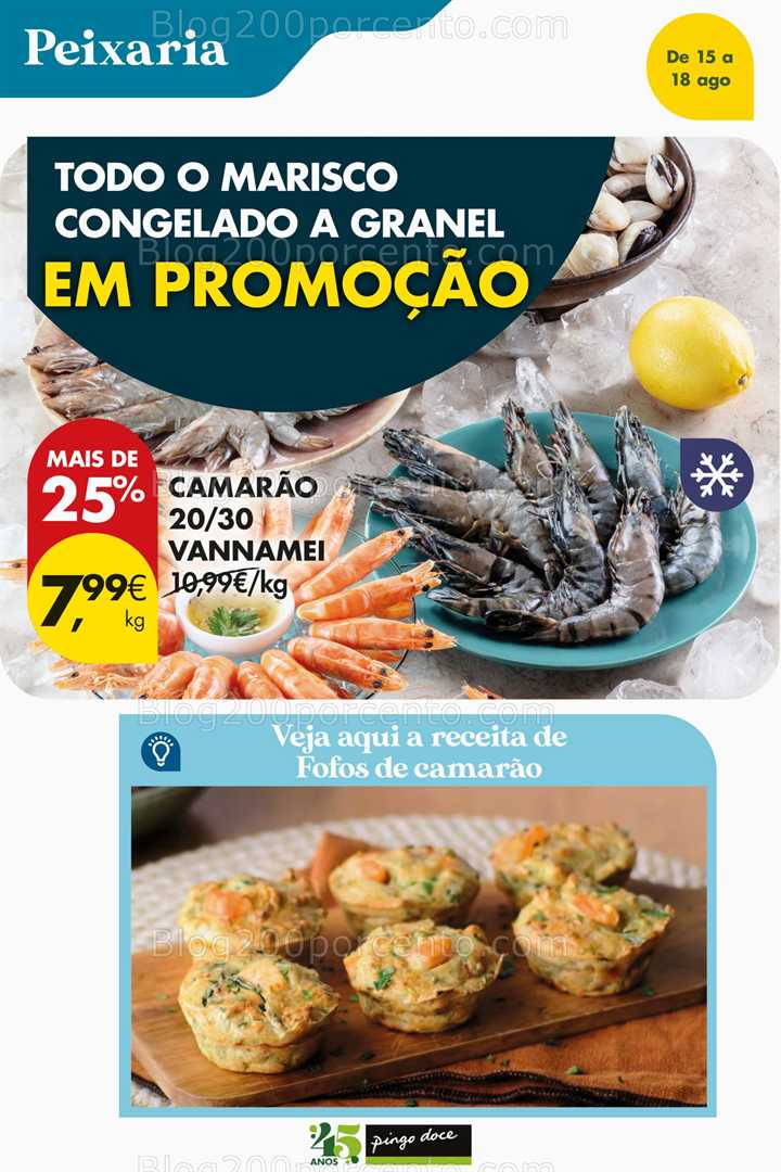 Antevisão Folheto PINGO DOCE Promoções Fim de Semana - só 15 e 16 agosto