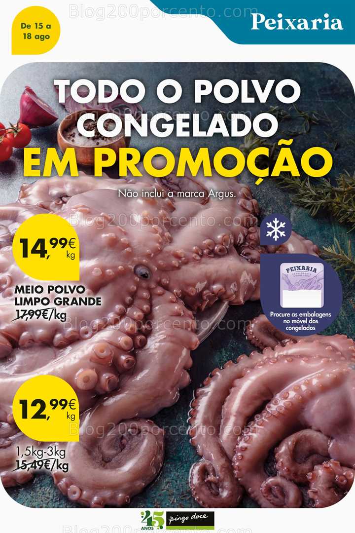 Antevisão Folheto PINGO DOCE Promoções Fim de Semana - só 15 e 16 agosto