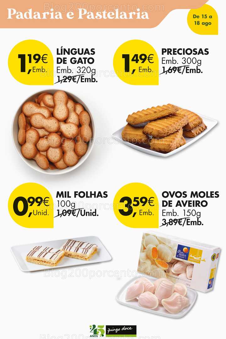 Antevisão Folheto PINGO DOCE Promoções Fim de Semana - só 15 e 16 agosto