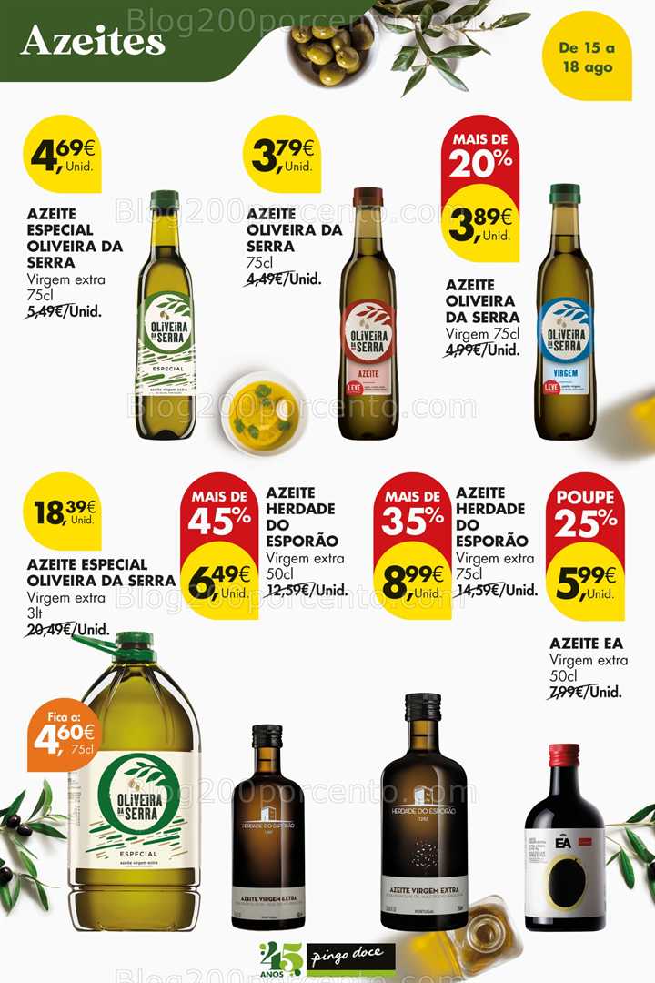 Antevisão Folheto PINGO DOCE Promoções Fim de Semana - só 15 e 16 agosto