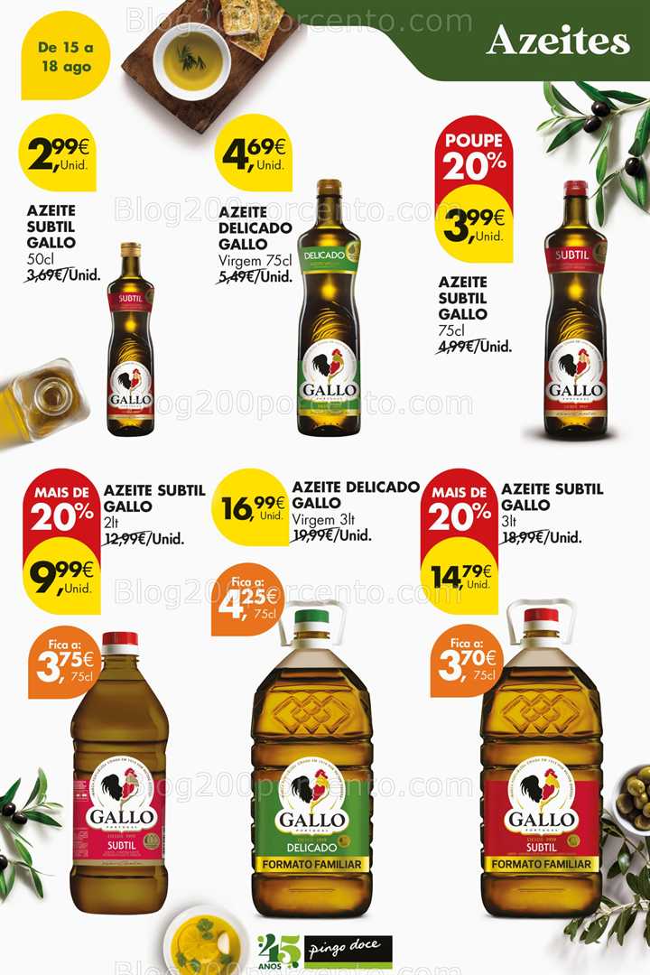 Antevisão Folheto PINGO DOCE Promoções Fim de Semana - só 15 e 16 agosto