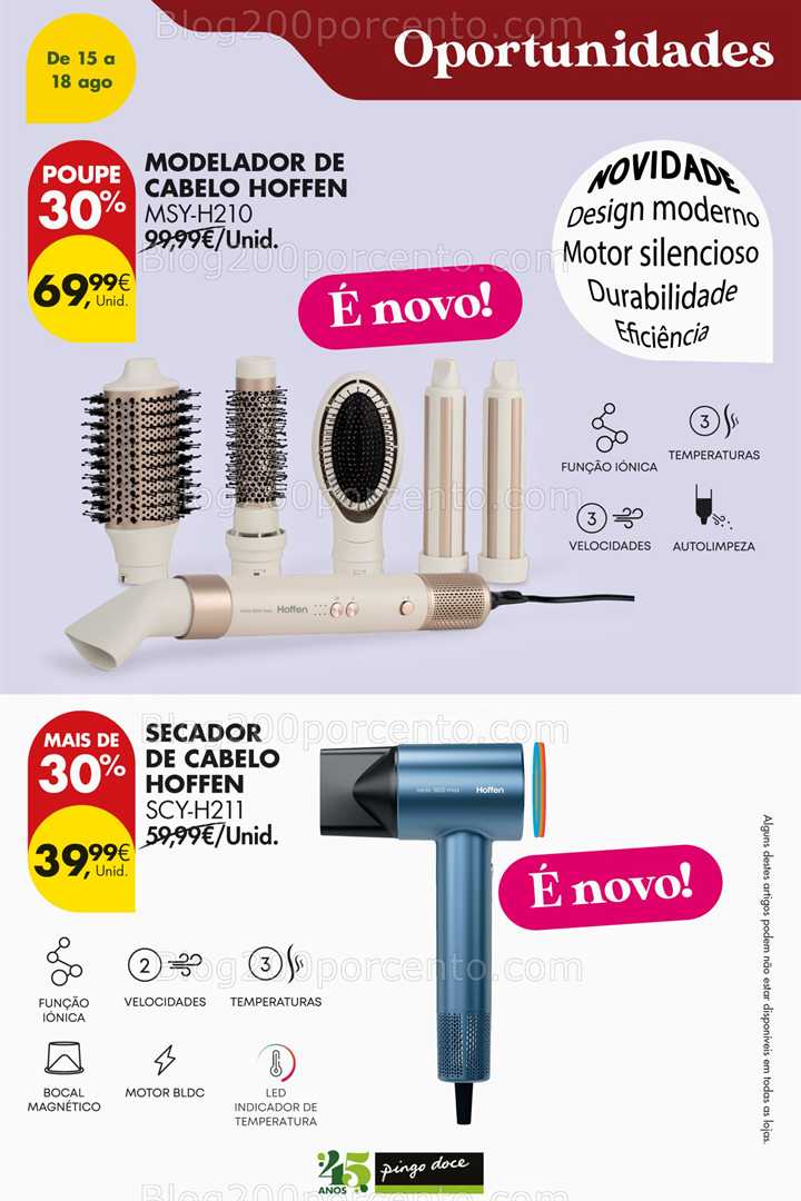 Antevisão Folheto PINGO DOCE Promoções Fim de Semana - só 15 e 16 agosto