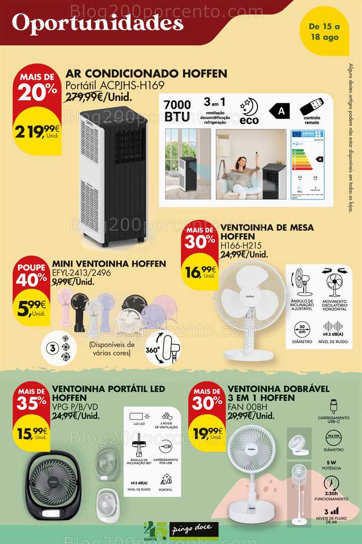 Antevisão Folheto PINGO DOCE Promoções Fim de Semana - só 15 e 16 agosto
