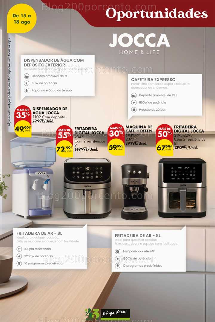 Antevisão Folheto PINGO DOCE Promoções Fim de Semana - só 15 e 16 agosto