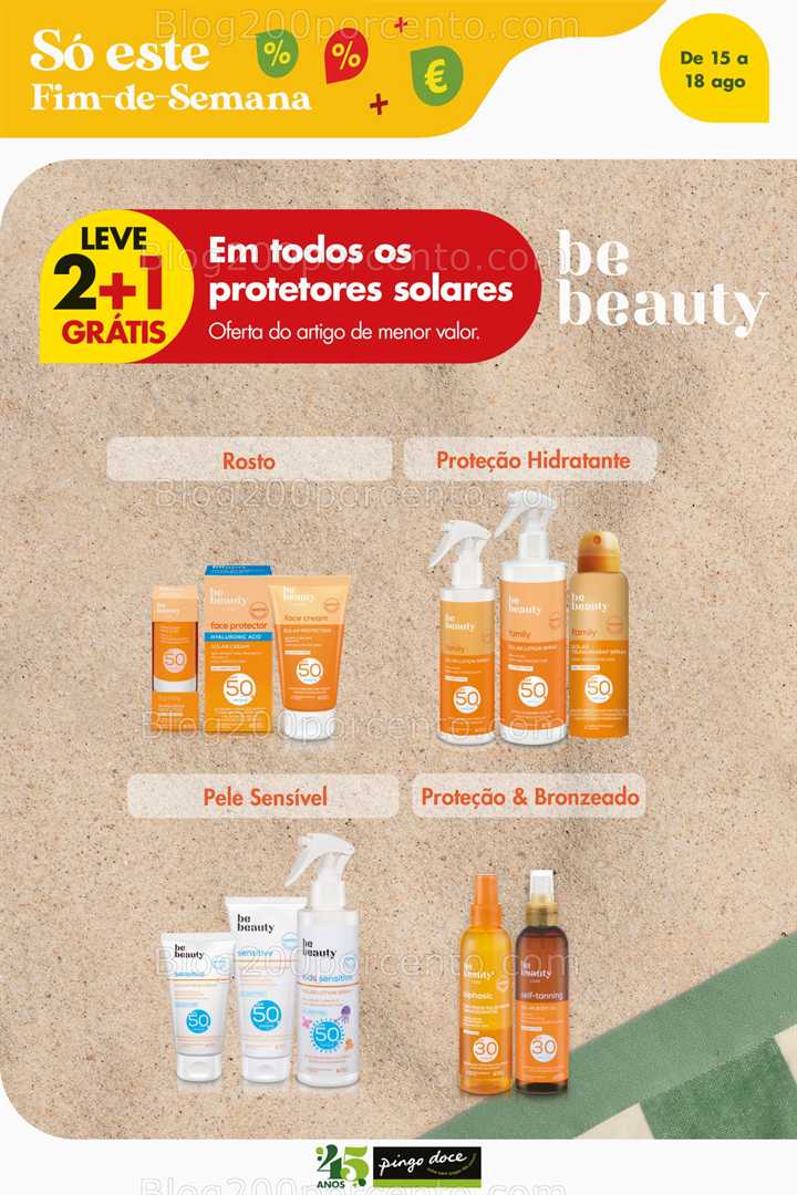 Antevisão Folheto PINGO DOCE Promoções Fim de Semana - só 15 e 16 agosto